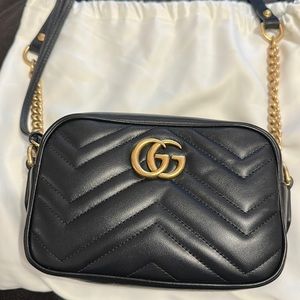Gucci Gg Marmont Mini Matelasse Leather Crossbody